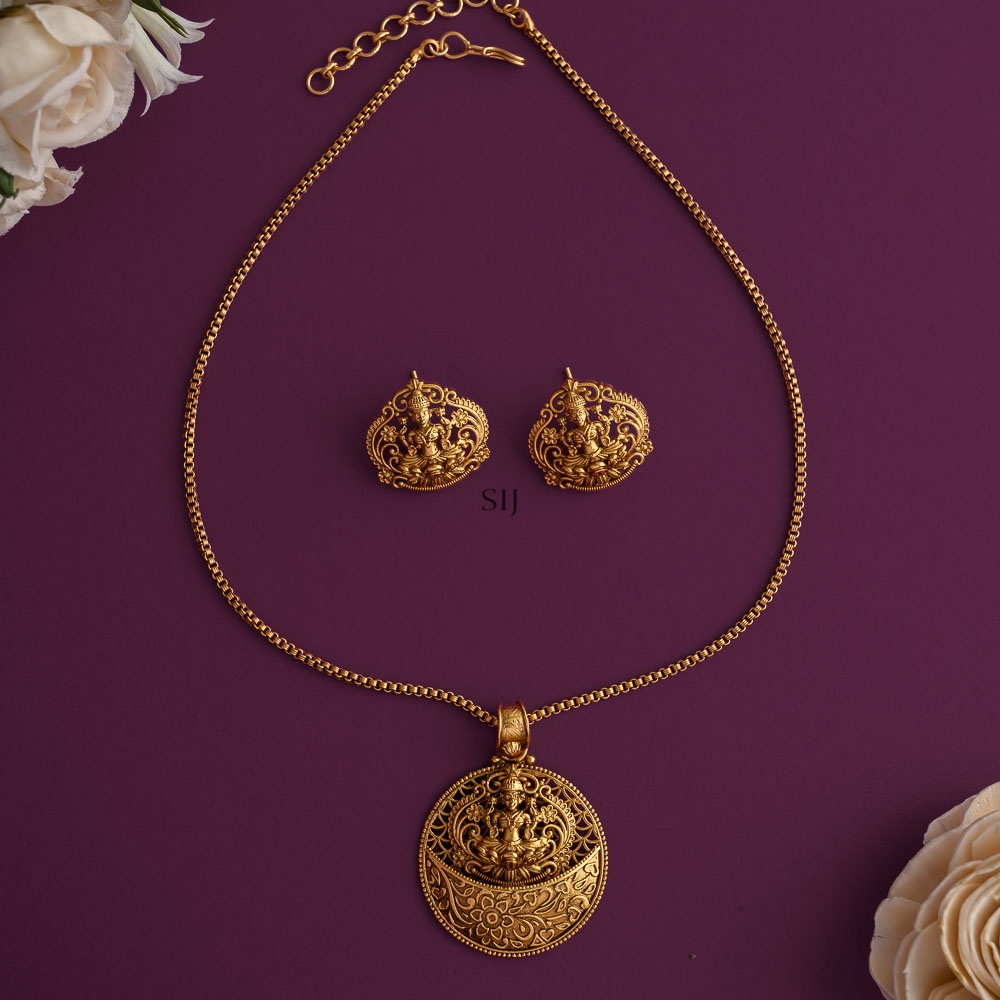 Traditional Lakshmi Pendant &Chain