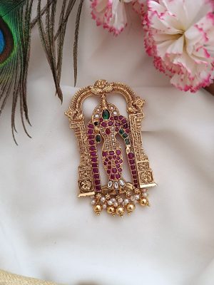 Imitation Goddess Andal Kemp Stones Pendant