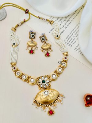 Gold Plated Necklace Set