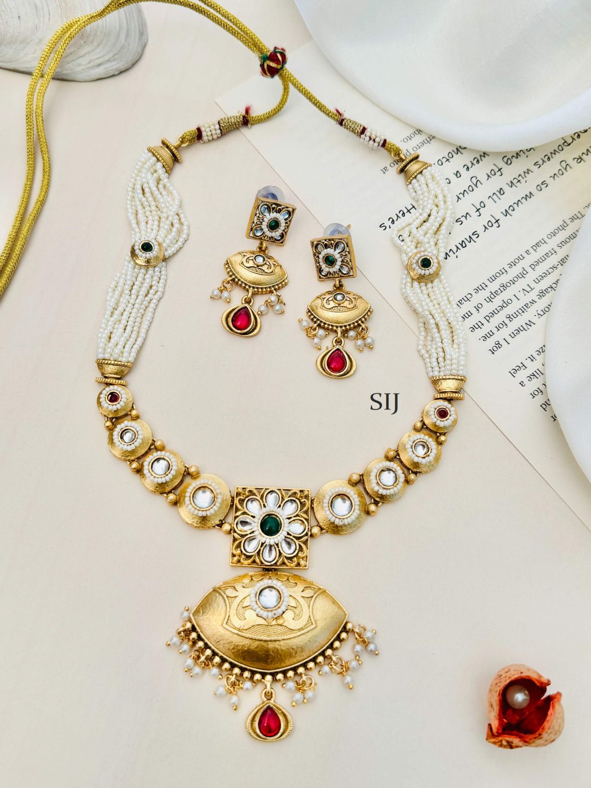 Gold Plated Necklace Set