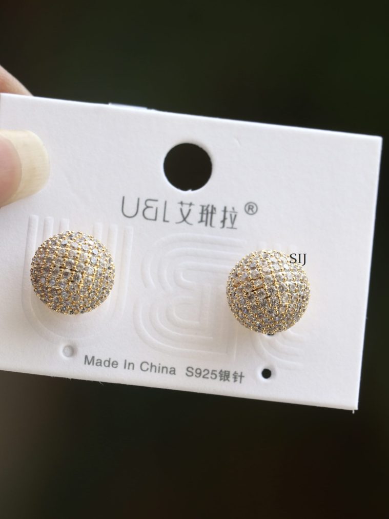 Tradtional Ball Stud Earrings