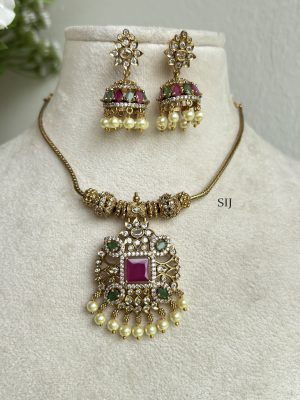 Imitation Beautiful Chain Pendant Necklace