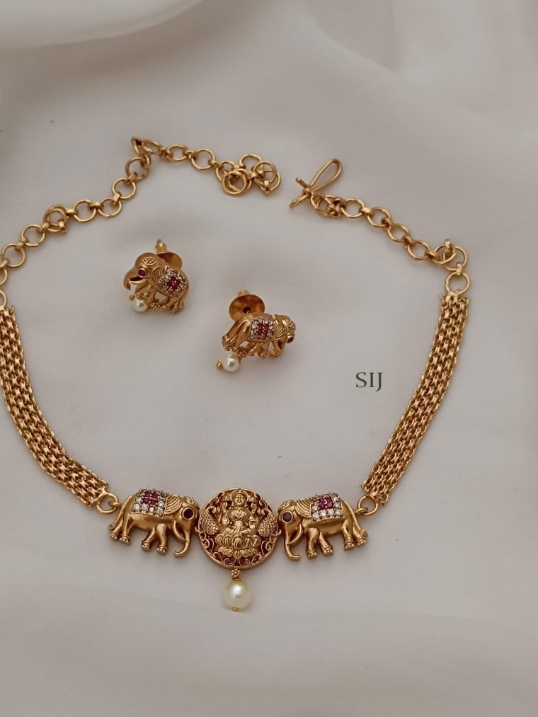 Antique Ganesh Lakshmi Choker