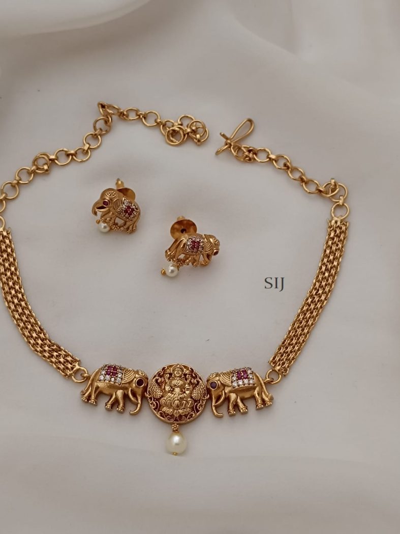 Antique Ganesh Lakshmi Choker