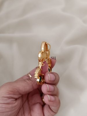 Imitation Multi color Stones Ganesha Pendant