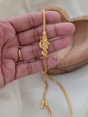 Antique Lord Krishna Design Mugappu Chain