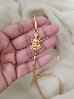 Gold Plated Lakshmi Mugappu Chain