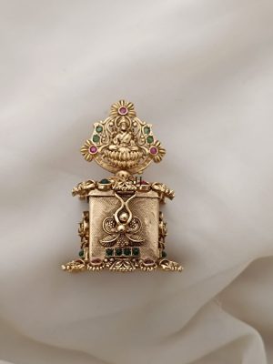 Antique Lakshmi Design Kumkum Box