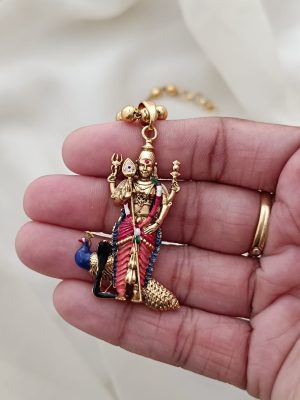 Imitation Lord Muruga Pendant With Chain