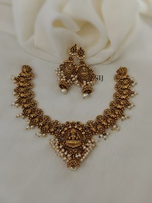 Antique Lakshmi Necklace Set