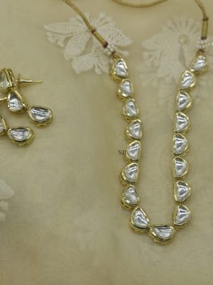 Imitation Single Line Kundan Necklace