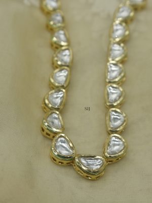 Imitation Single Line Kundan Necklace