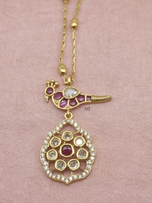 Traditional Peacock Pendant Chain