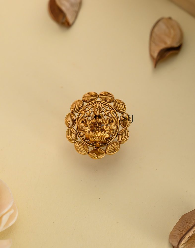 Antique Lakshmi Finger Ring