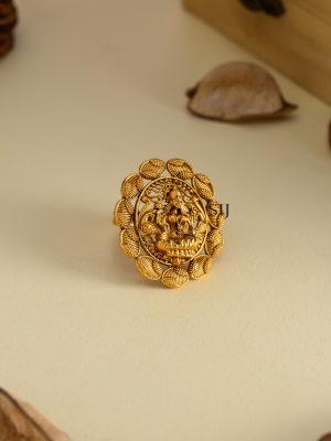 Antique Lakshmi Finger Ring