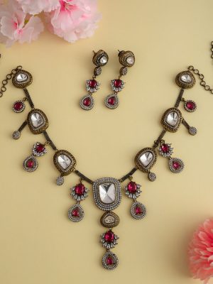 Artificial Sabyasachi Replica Victorian Necklace