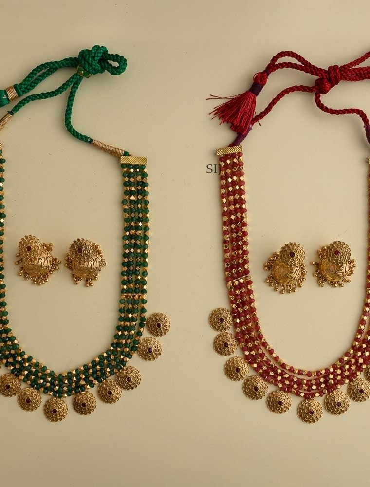 Artificial Beads and Gold Beads Layered Haram