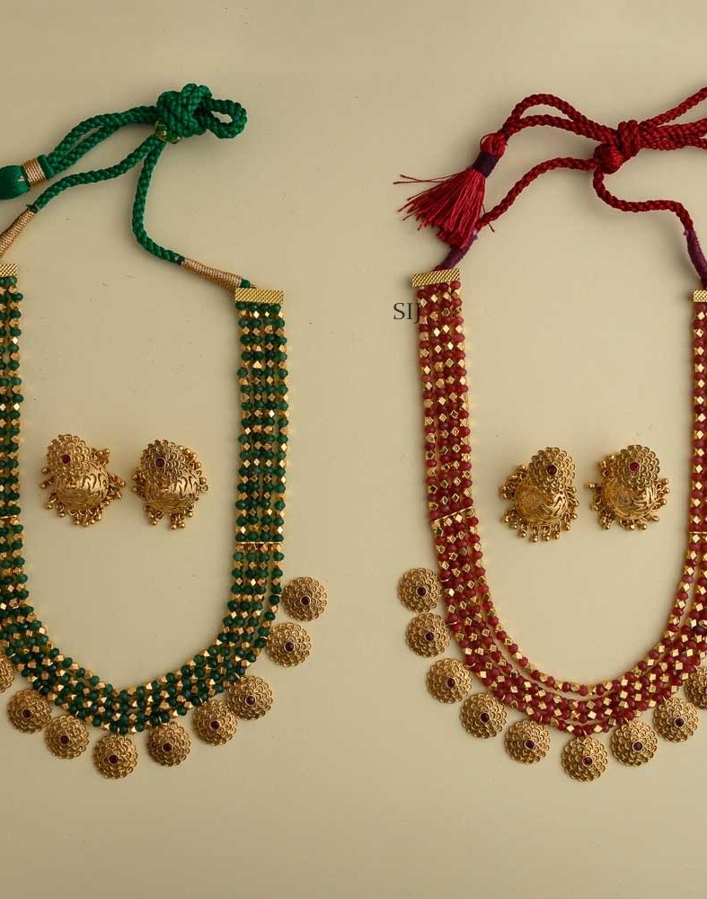 Artificial Beads and Gold Beads Layered Haram