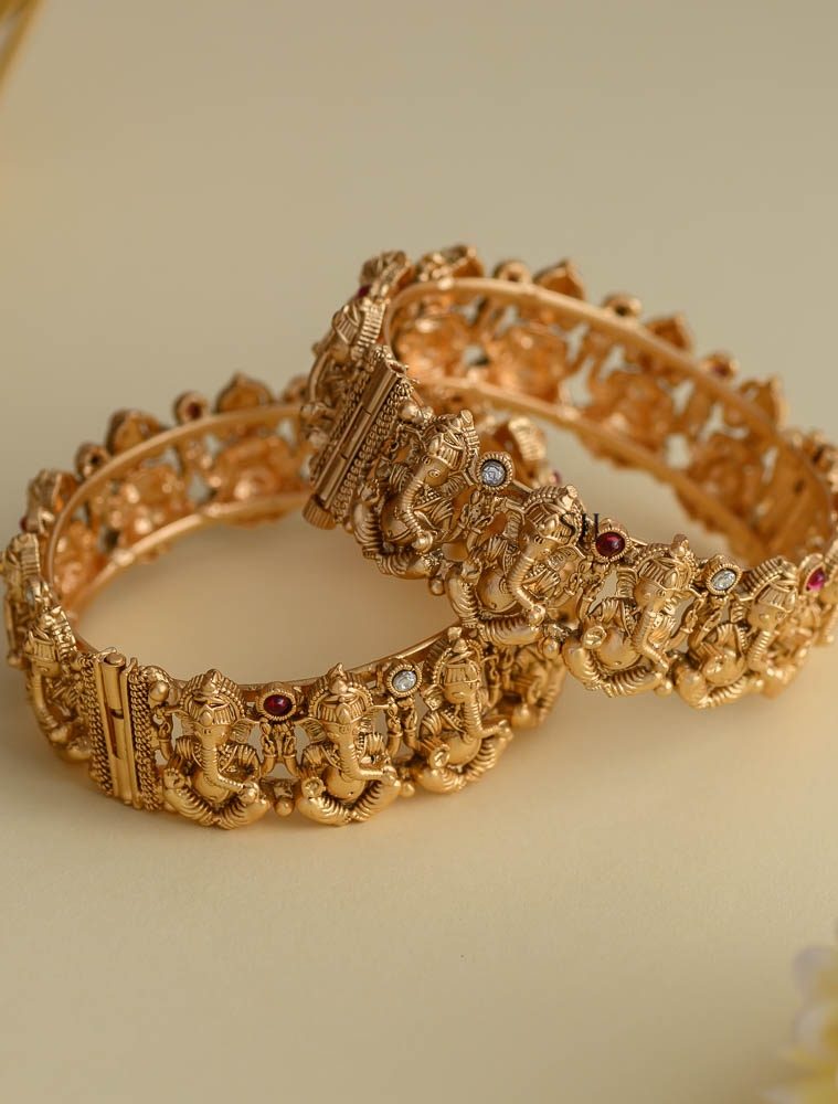 Traditional Ganesha Kada Bangle