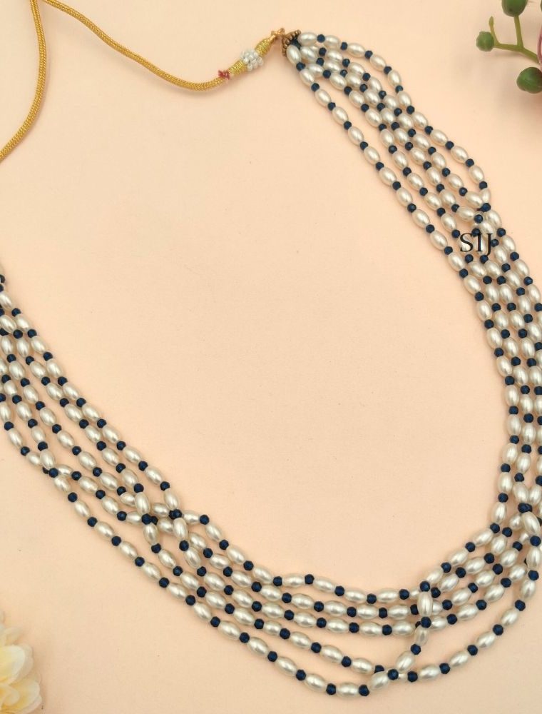 Artificial Layer Pearl Long Necklace