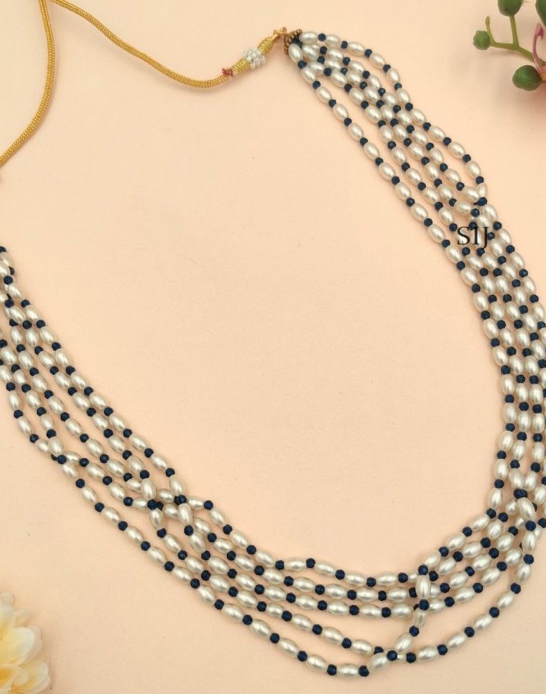 Artificial Layer Pearl Long Necklace