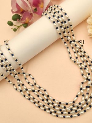 Artificial Layer Pearl Long Necklace