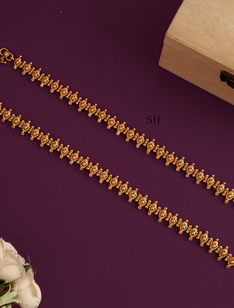 Traditional Gold Plated Anklet