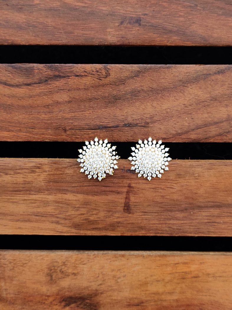 Artificial Pearl Studded Ear Studs