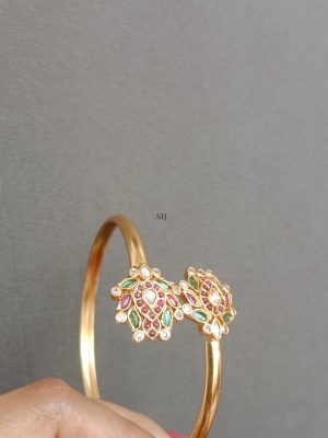 Gold Plated Flower Design Kemp Bracelet