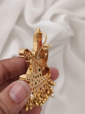 Gold Plated Saraswathi Devi Pendant