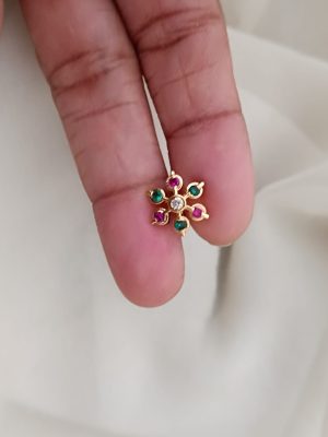 Multicolor Diamond Replica Ear Studs