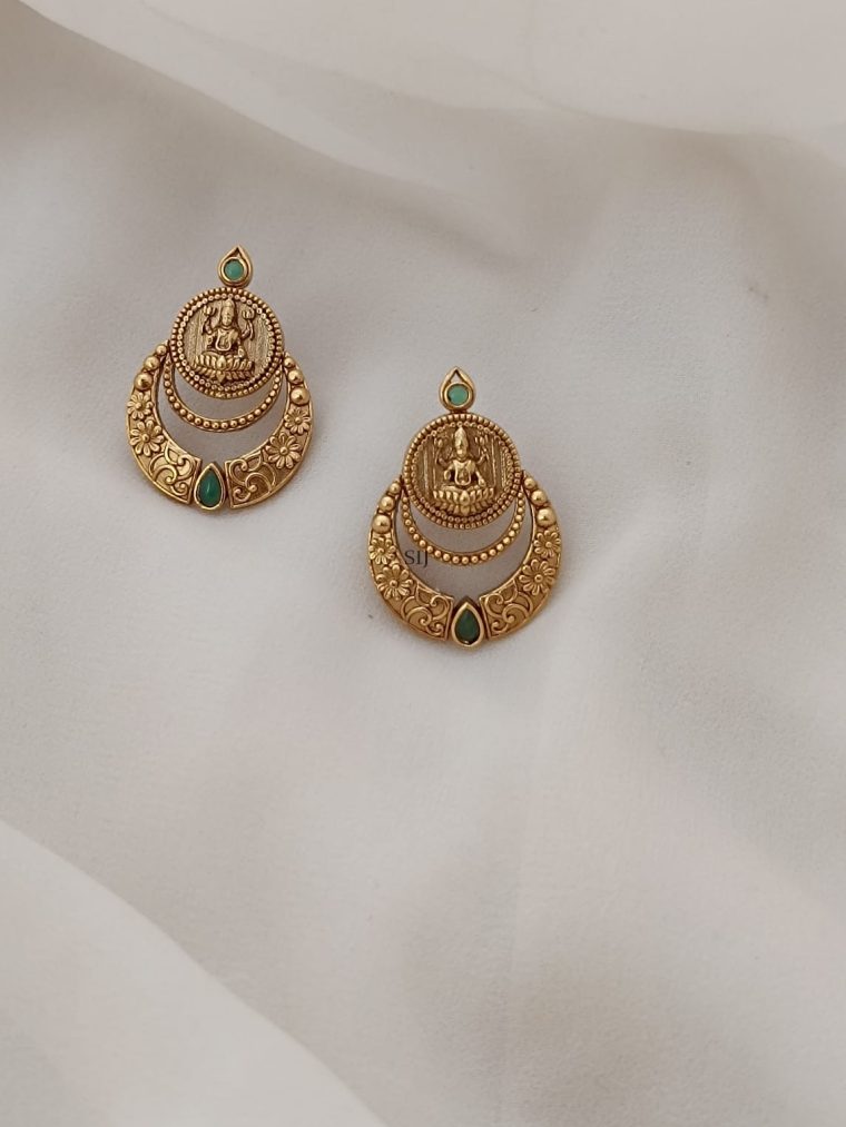 Traditional Lakshmi Coin Earrings