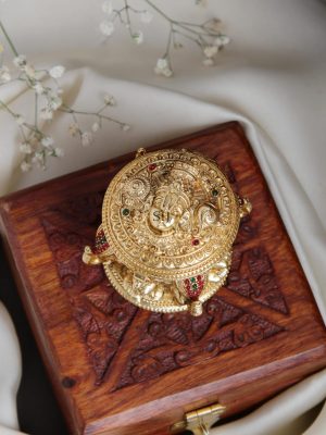 Traditional Lord Venkateshwara Kumkum Box