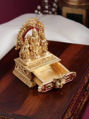 Traditional Vishnu Kumkum Box