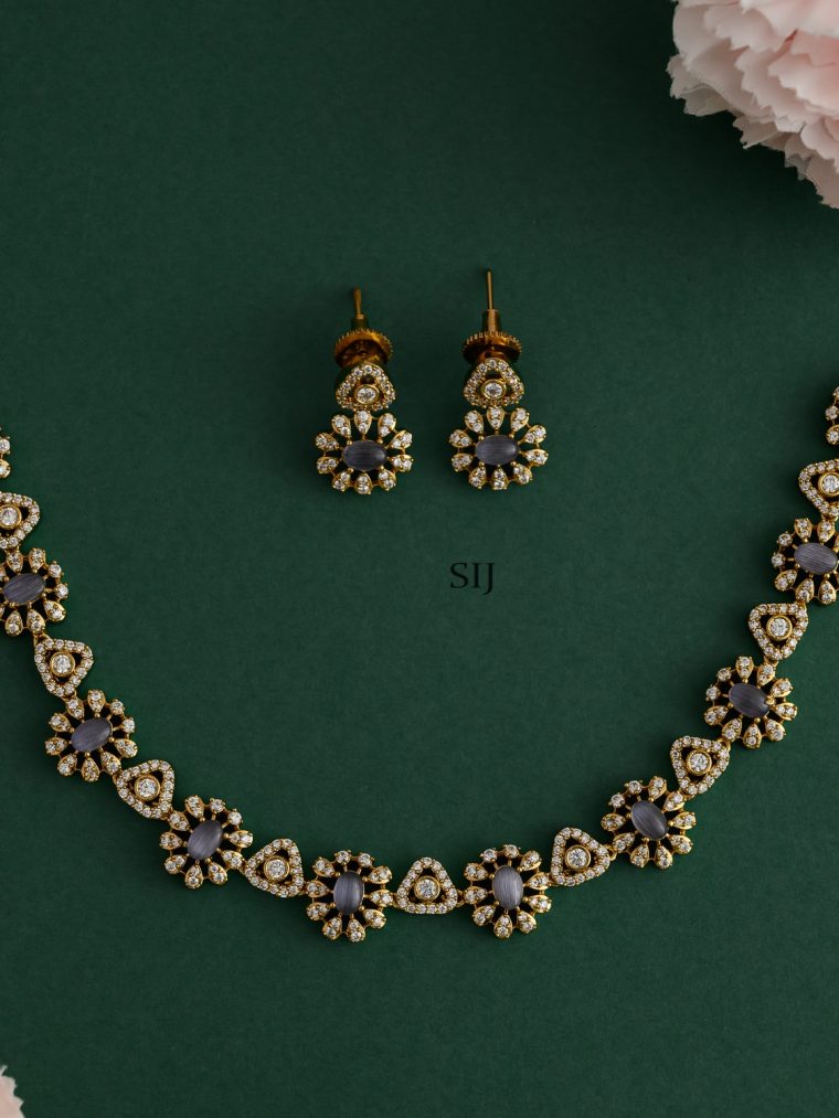 Artificial AD Stones Necklace