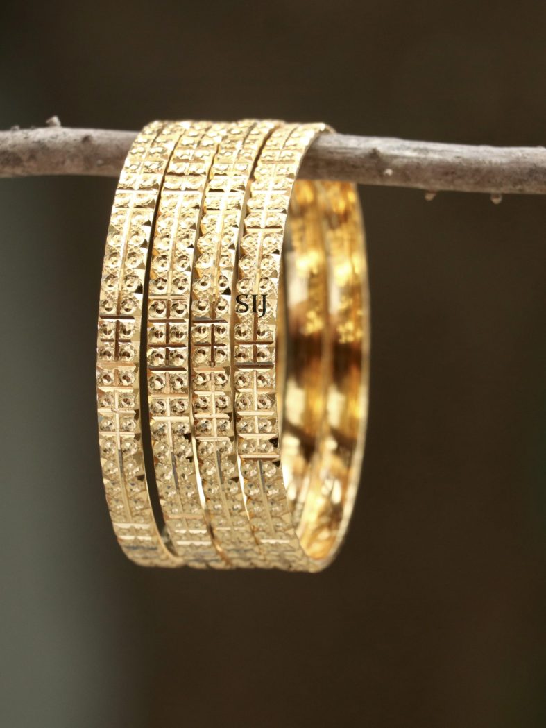 Imitation Traditional Gold Plated Bangles