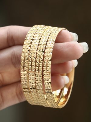 Imitation Traditional Gold Plated Bangles