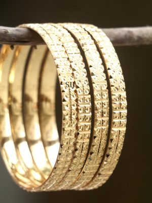 Imitation Traditional Gold Plated Bangles