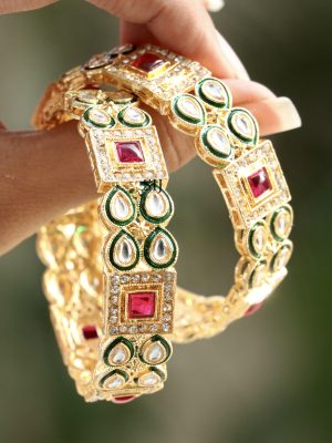 Artificial Kundan Stones Bangles