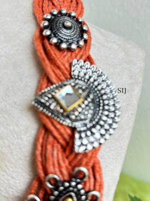 Artificial Boho Style Thread Long Necklace