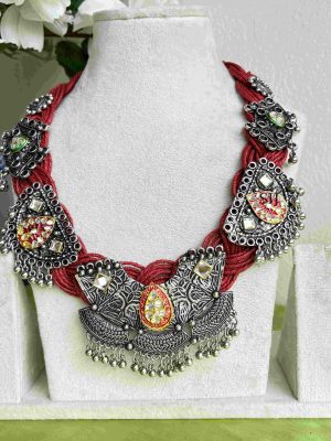 Artificial Boho Style Thread Long Necklace