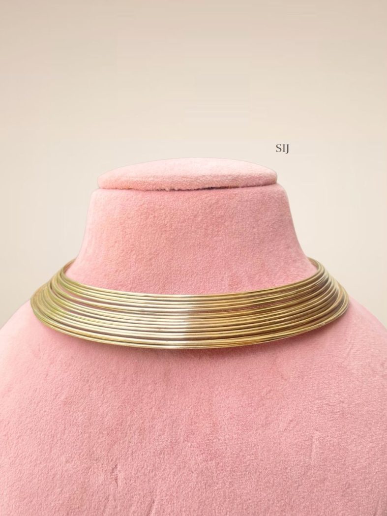 Gold Plated Hasli Choker