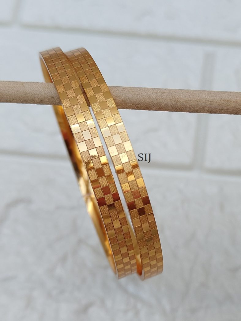 Artificial Square Design Printed Bangles