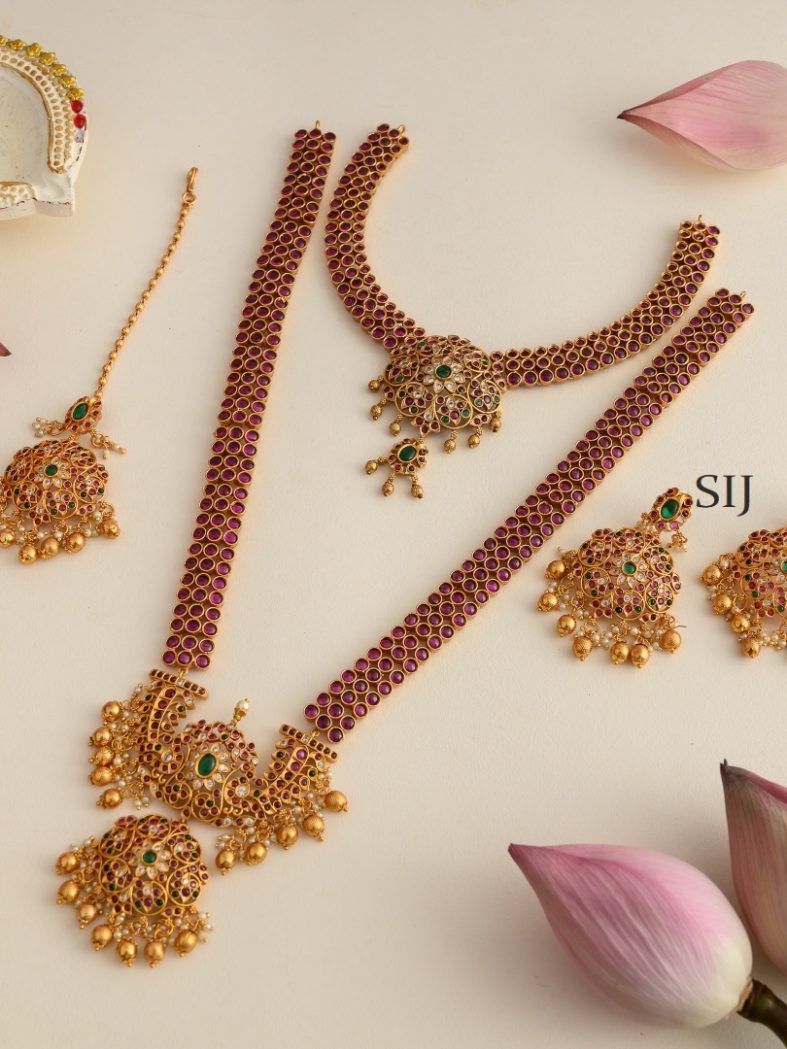 Traditional Semi Bridal Kemp Jewellery Set