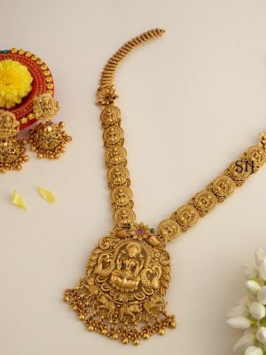 Traditional Lakshmi Motifs Bridal Haram