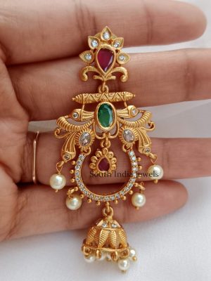 Amazing Peacock Chand Bali Neck Set