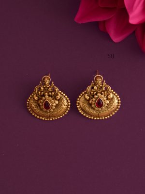 Traditional Lakshmi Pendant Necklace with Gold Balls