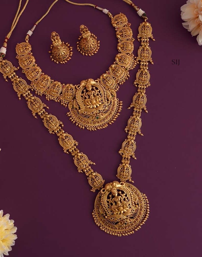 Traditional Lakshmi Semi Bridal Set