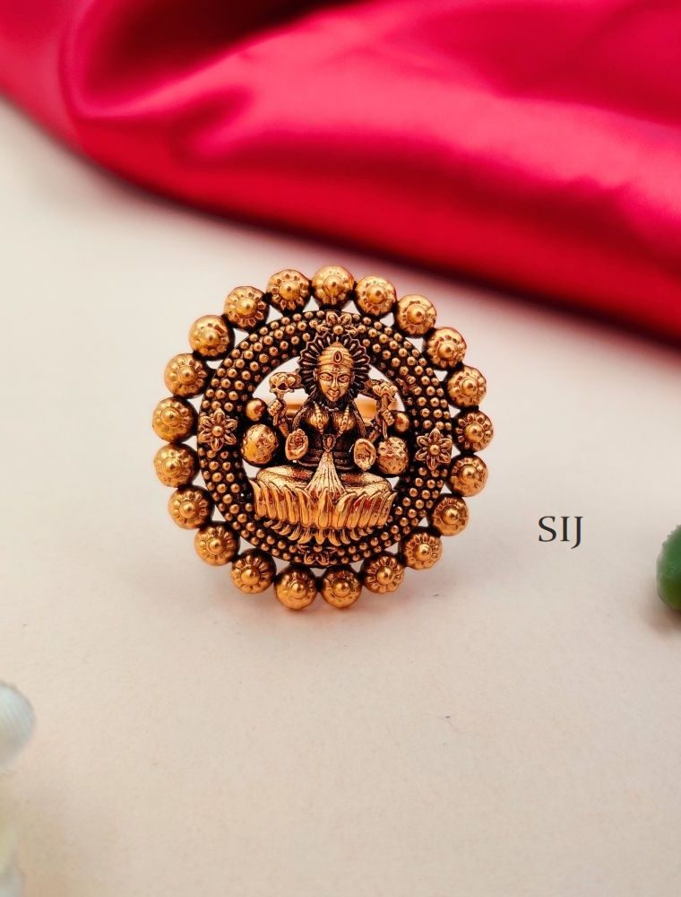 Antique Lakshmi Finger Ring