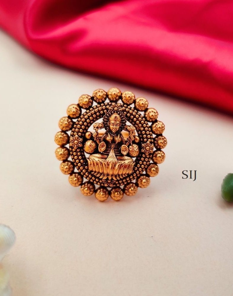 Antique Lakshmi Finger Ring